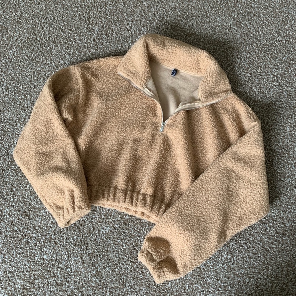 ZAFUL crop half-zip